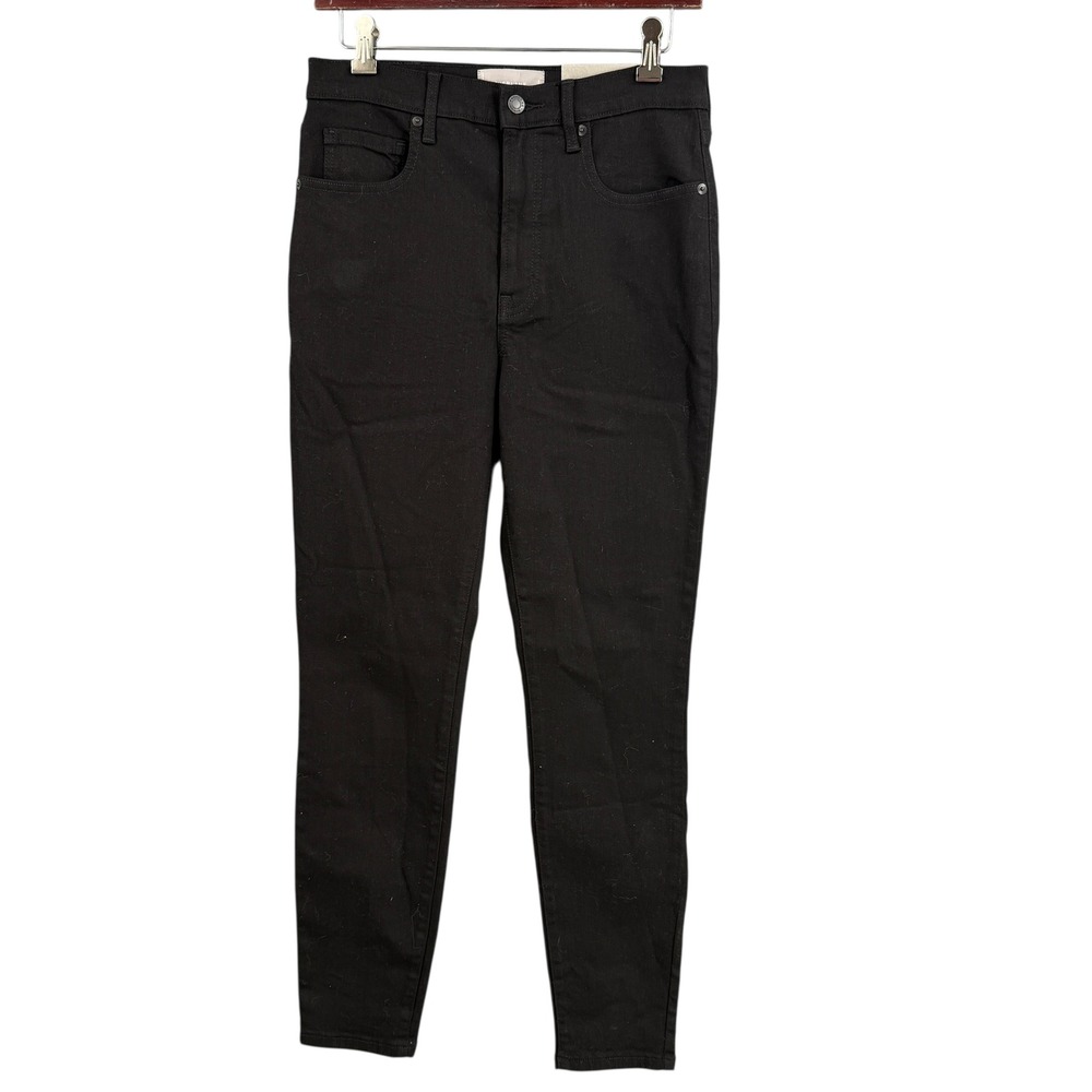 Everlane High Rise Skinny Jeans‎ Black Stretch Womens Size 30 Regular New
